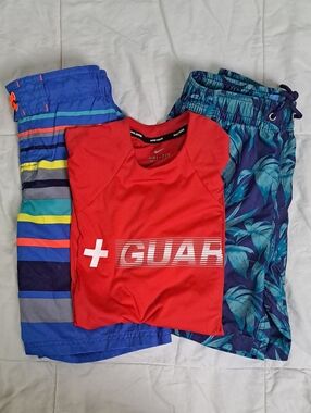 BUNDLE LOT BOYS Youth 8/10 SWIM Clothes